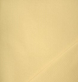 Stevige boordstof met ribbel - Botergeel