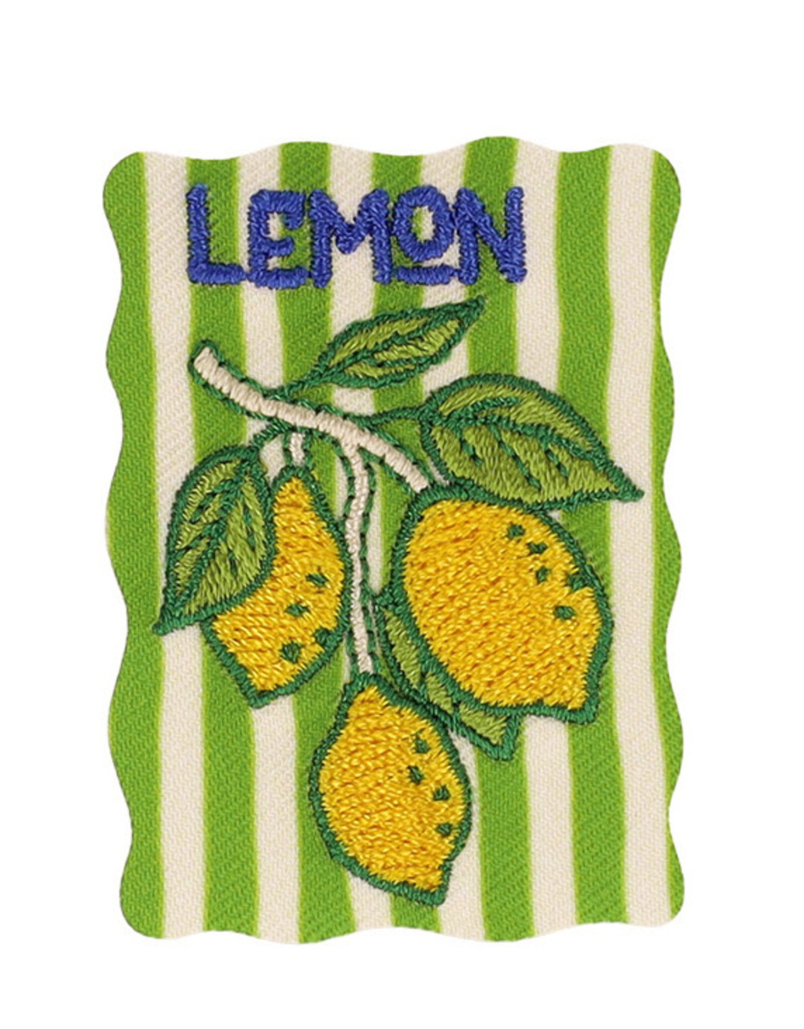 Strijkapplicatie - Postzegel - Lemon