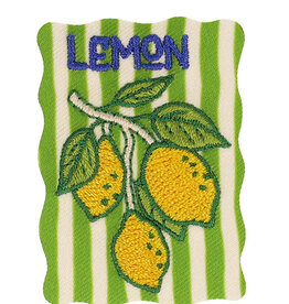 Strijkapplicatie - Postzegel - Lemon