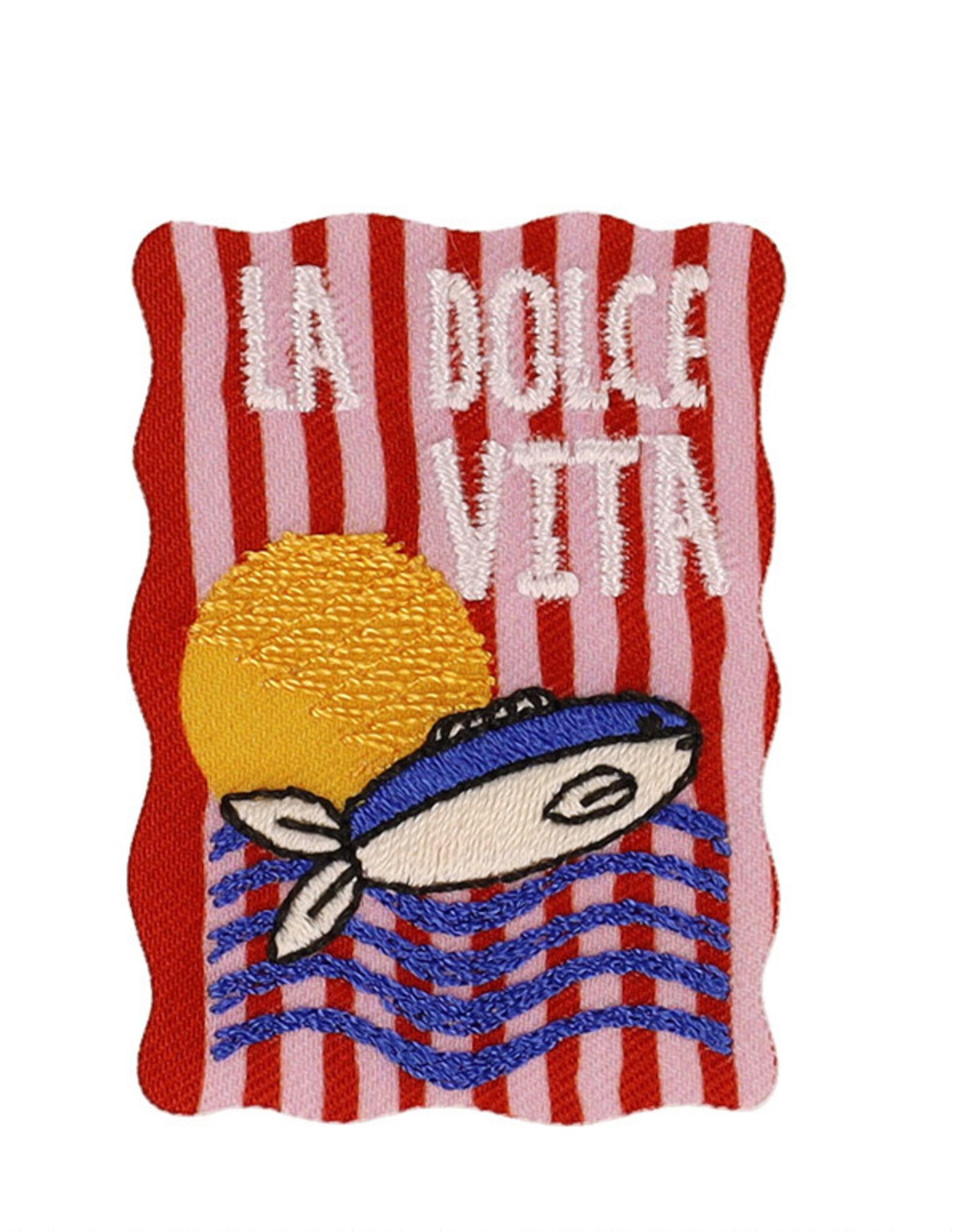 Strijkapplicatie - Postzegel - La Dolce Vita