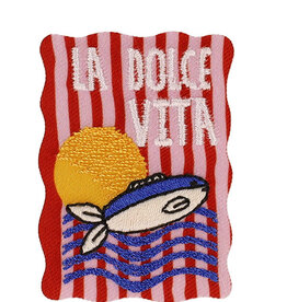 Strijkapplicatie - Postzegel - La Dolce Vita