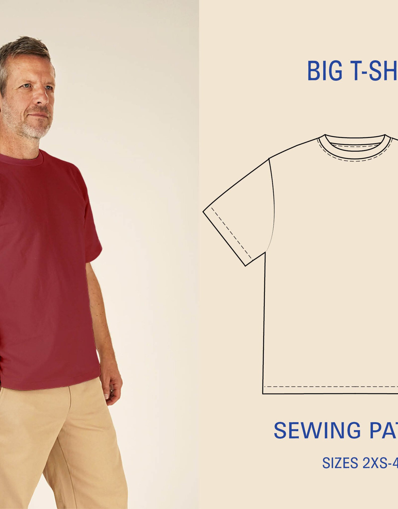 Wardrobe By Me Patroon - Big T-shirt (man)