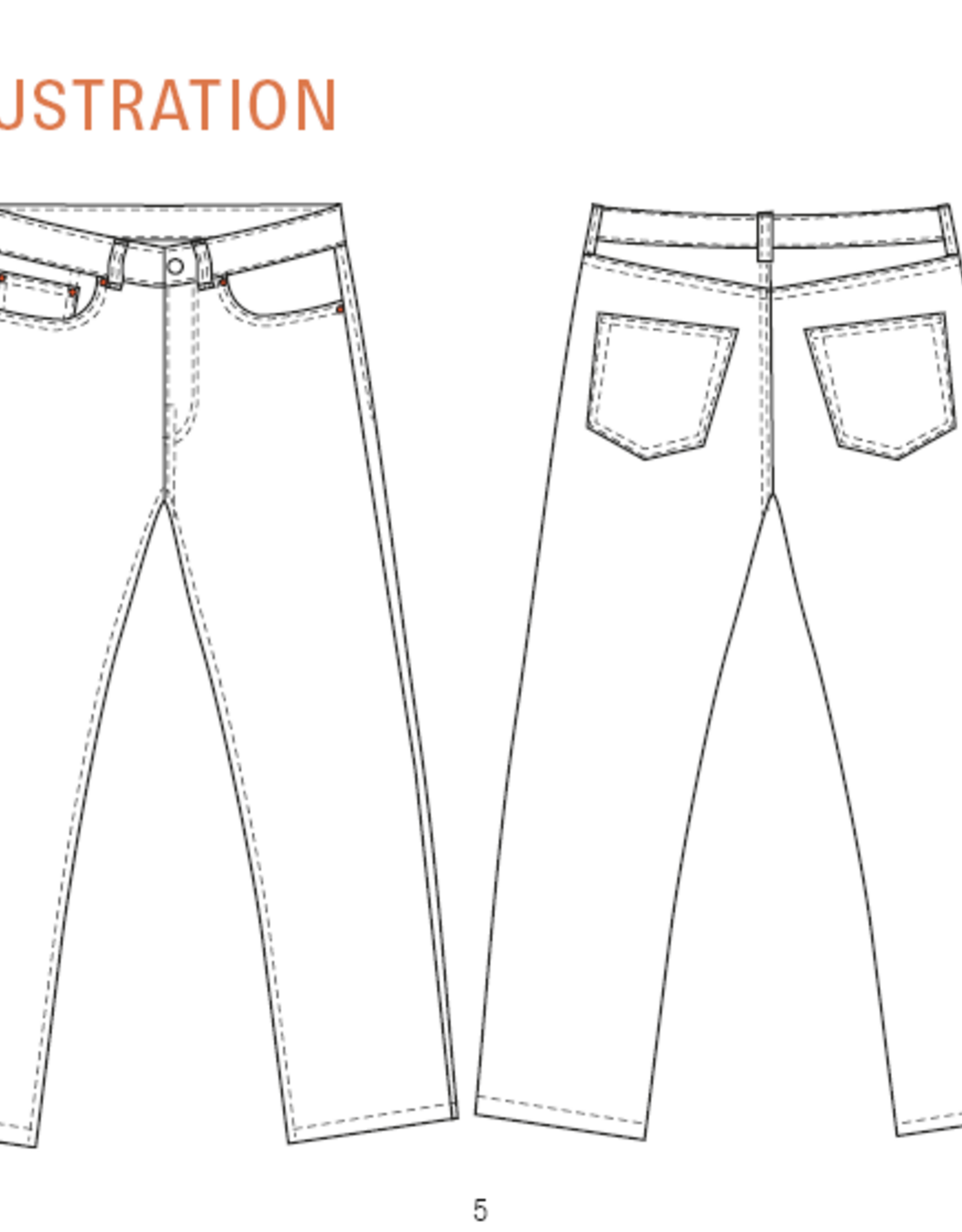 Wardrobe By Me Patroon - WBM Jeans (man)