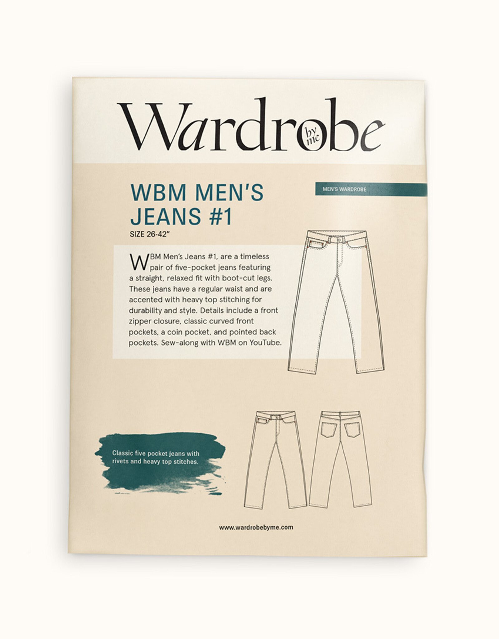 Wardrobe By Me Patroon - WBM Jeans (man)