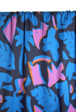 Atelier Jupe Fijne katoen - Abstract - blauw en lila