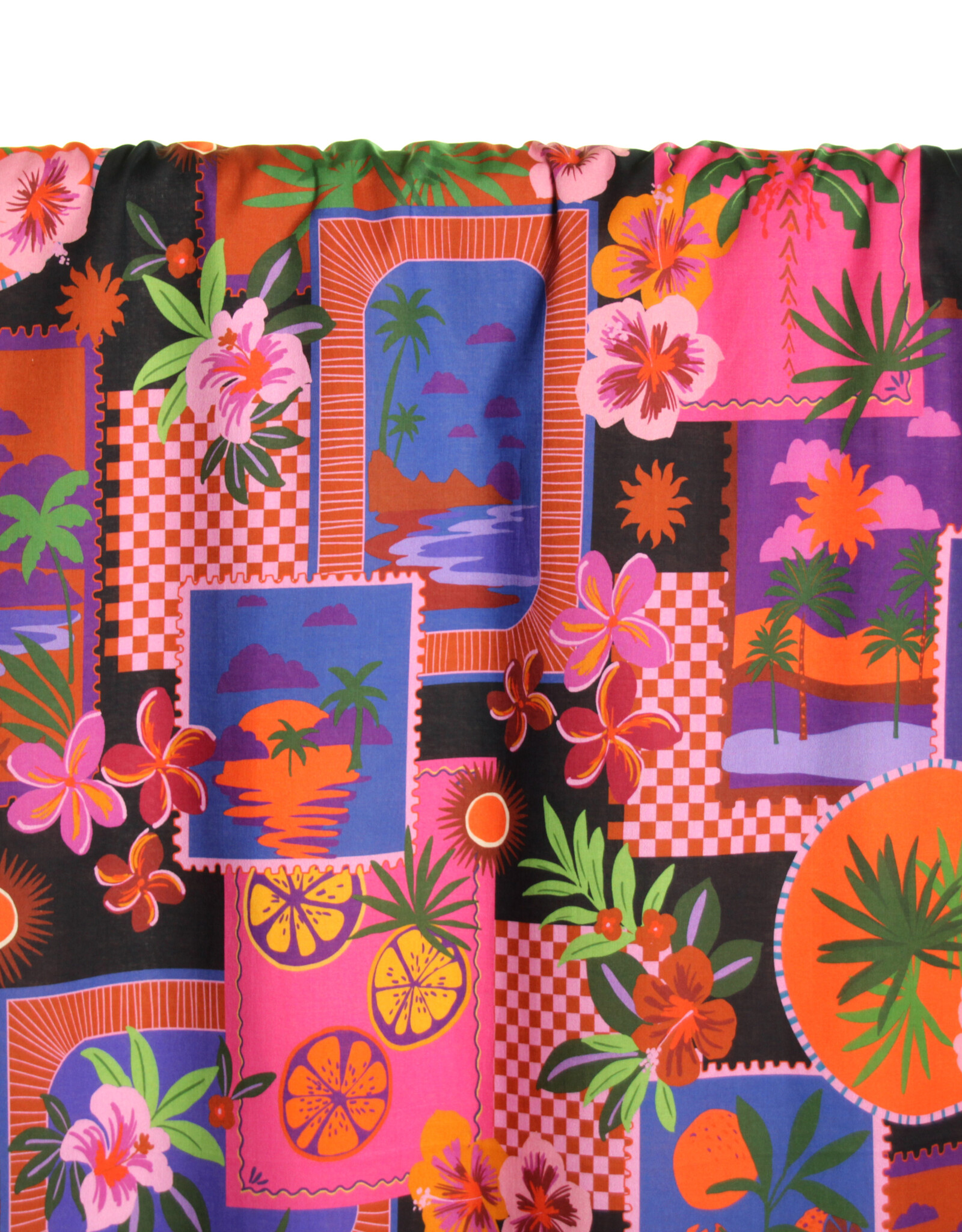 Atelier Jupe Fijne katoen - Kleurrijk patchwork