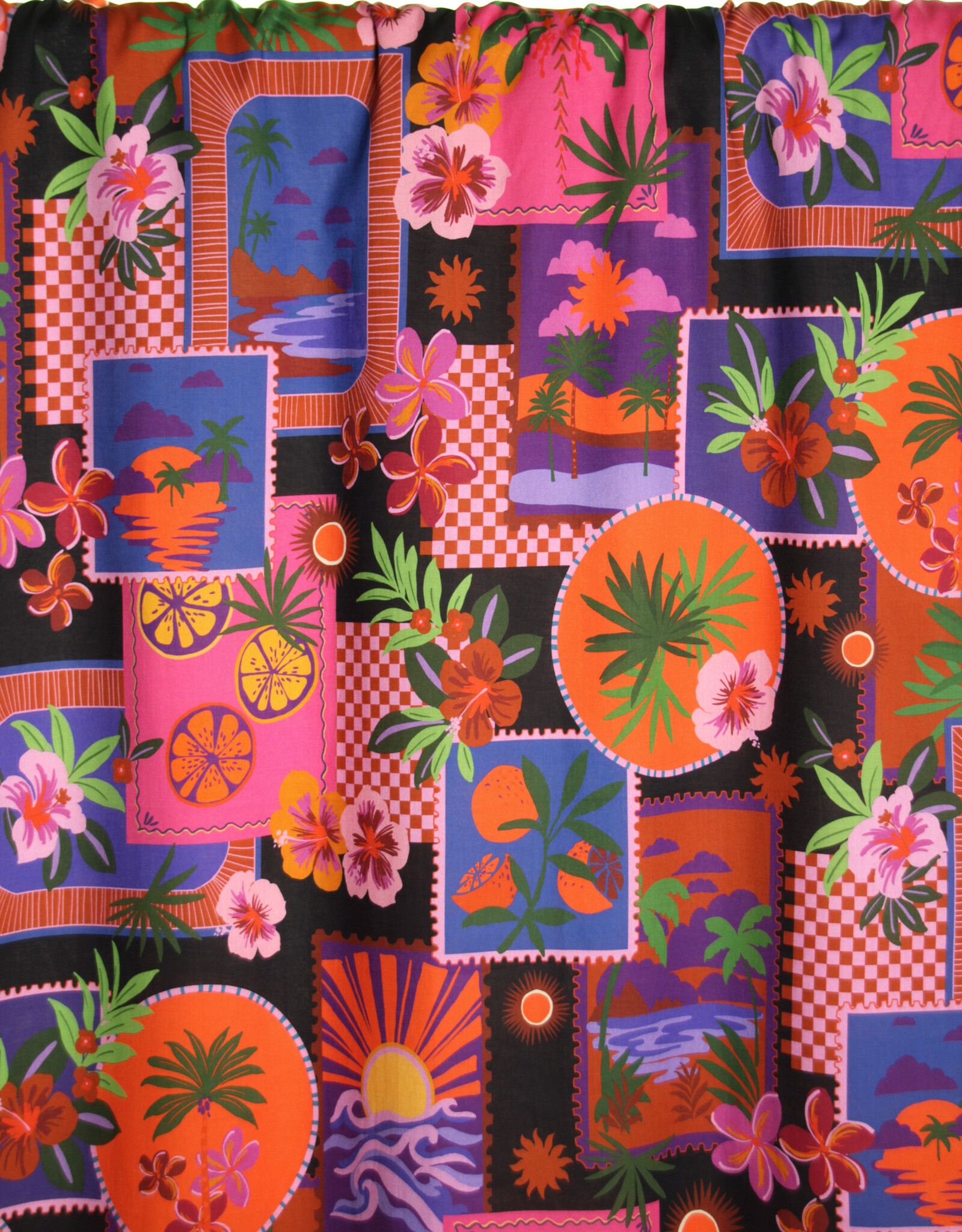 Atelier Jupe Fijne katoen - Kleurrijk patchwork