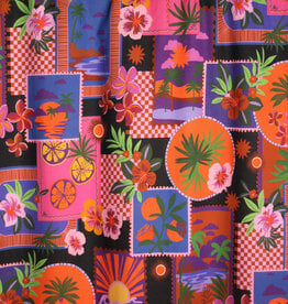 Atelier Jupe Fijne katoen - Kleurrijk patchwork