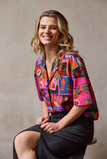 Atelier Jupe Fijne katoen - Kleurrijk patchwork