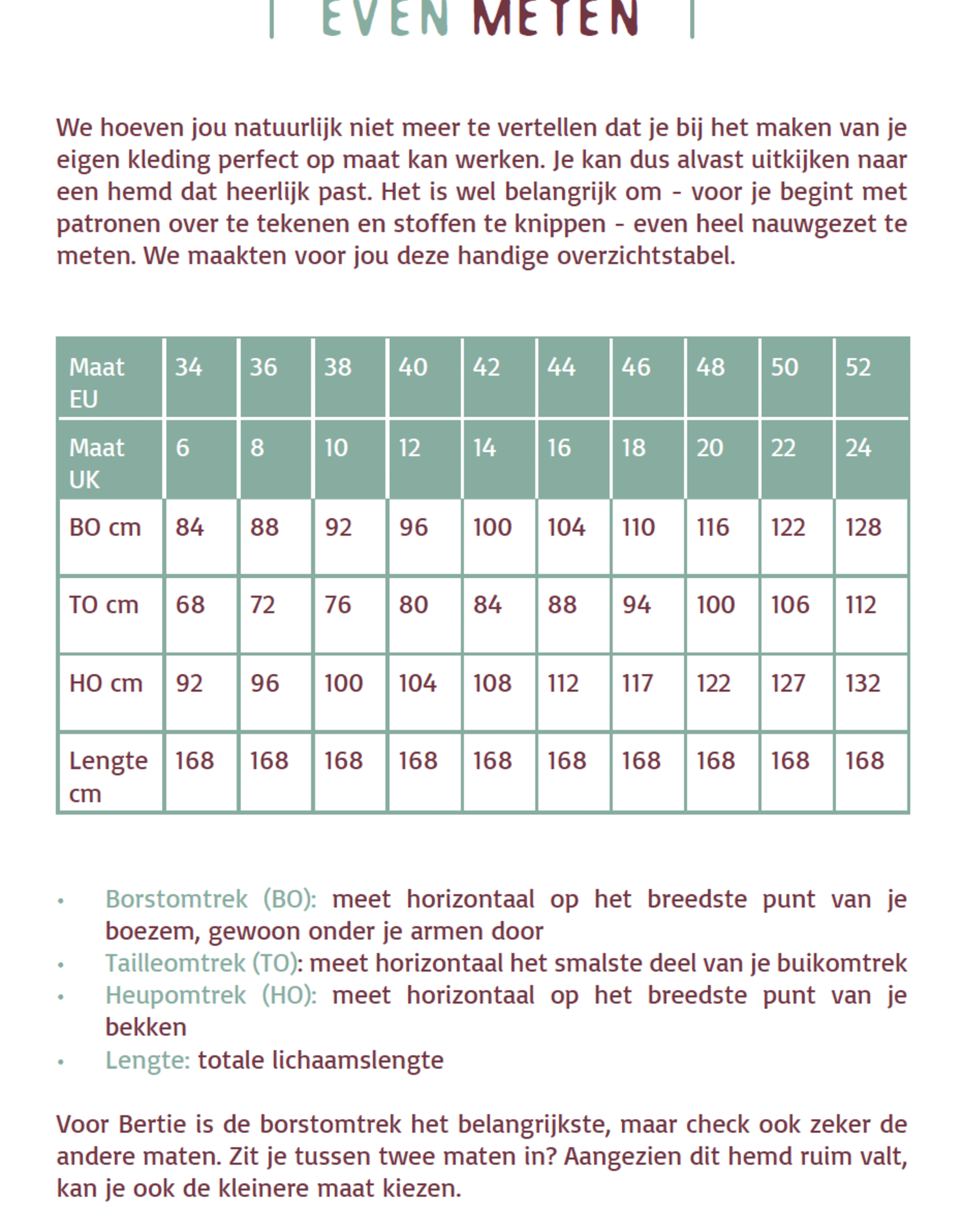 Atelier Jupe Patroon - Bertie shirt