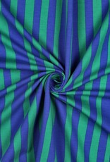 French Terry - GOTS - Stripes blue