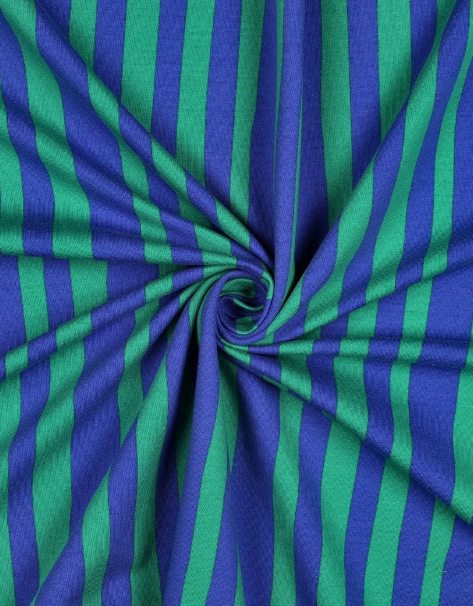 French Terry - GOTS - Stripes blue