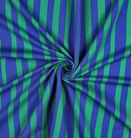 French Terry - GOTS - Stripes blue