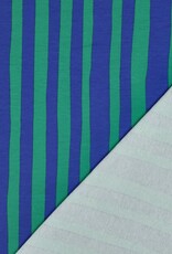French Terry - GOTS - Stripes blue