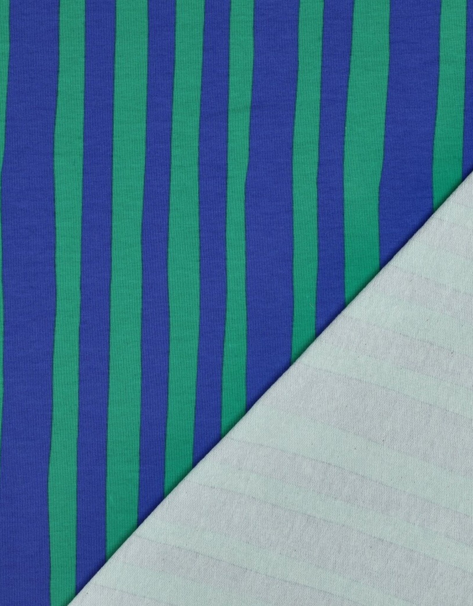 French Terry - GOTS - Stripes blue