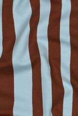 French Terry - GOTS - Stripes Brown