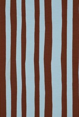 French Terry - GOTS - Stripes Brown