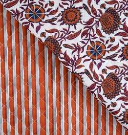 Stepper katoen - Flowers & Stripes