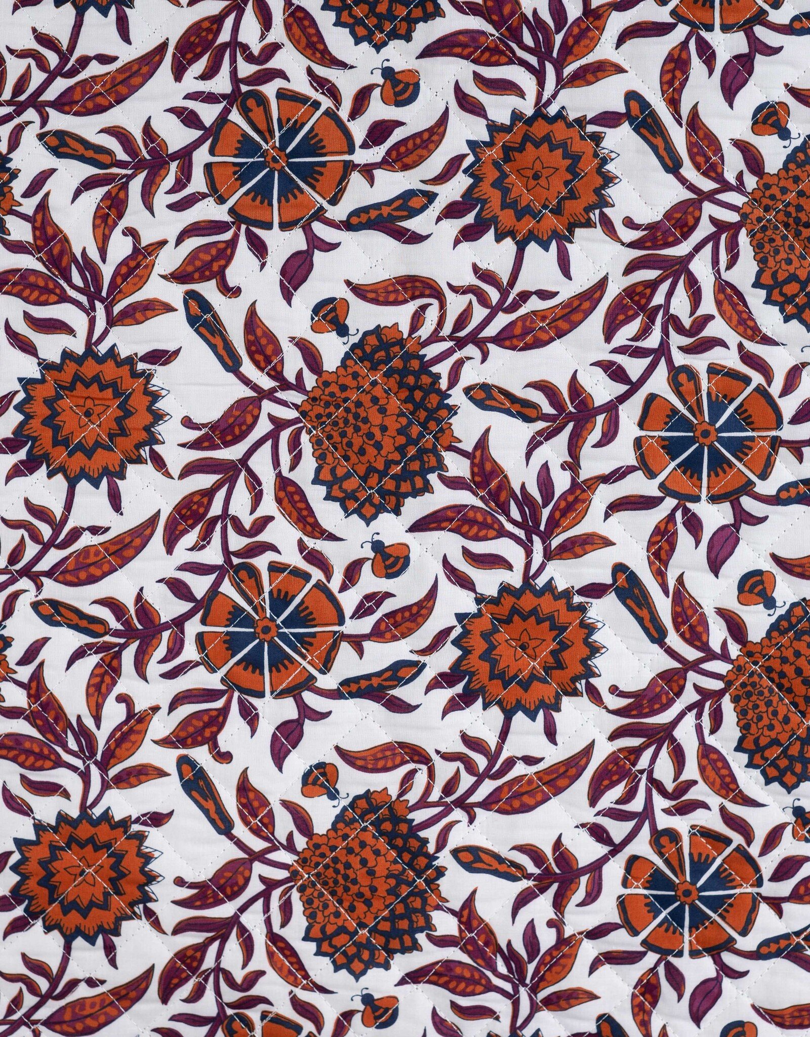 Stepper katoen - Flowers & Stripes