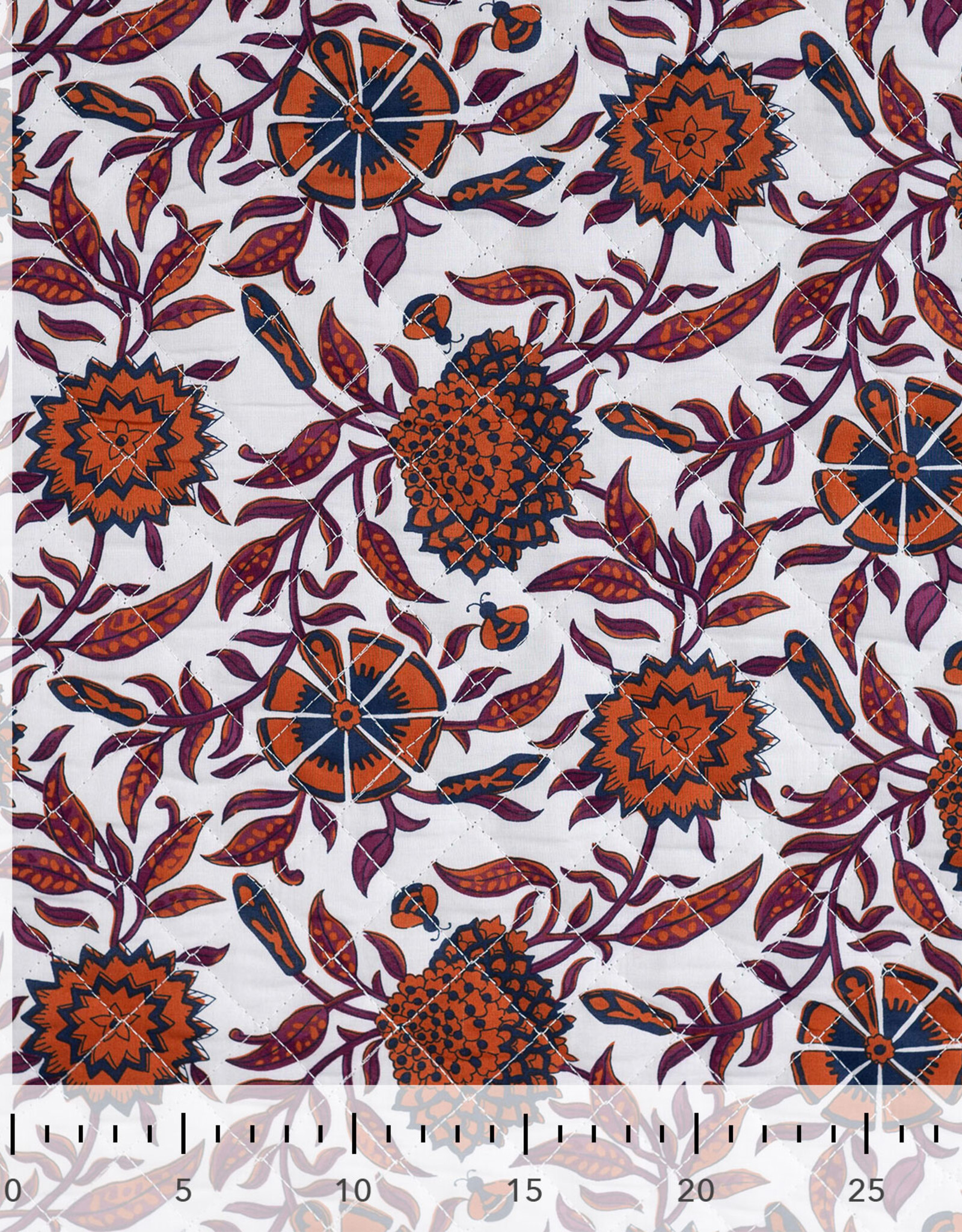 Stepper katoen - Flowers & Stripes