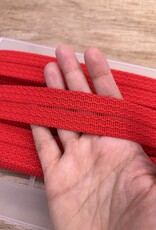 Tres biais band - Golfje - Rood