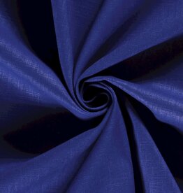 Linnen Katoen - Kobalt blauw