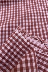 Seersucker - Vichy - Bordeaux