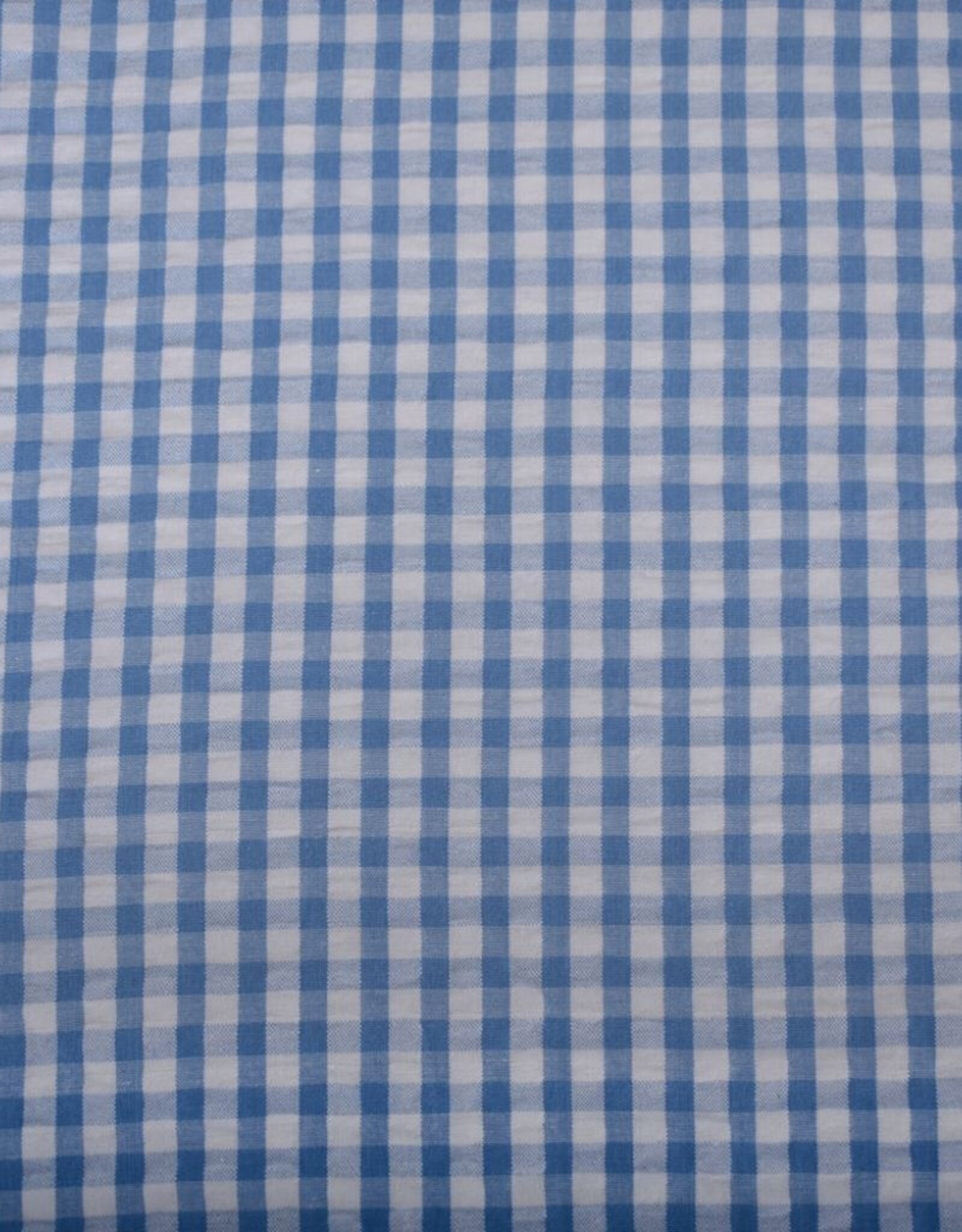 Seersucker - Vichy - Blauw