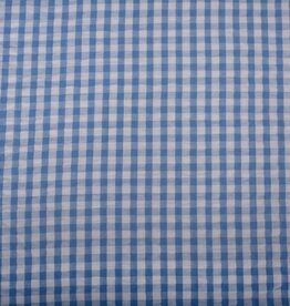 Seersucker - Vichy - Blauw