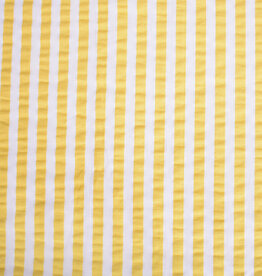 Seersucker - Streep Yellow