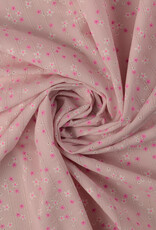 Voile katoen - Flowerfield - Rose