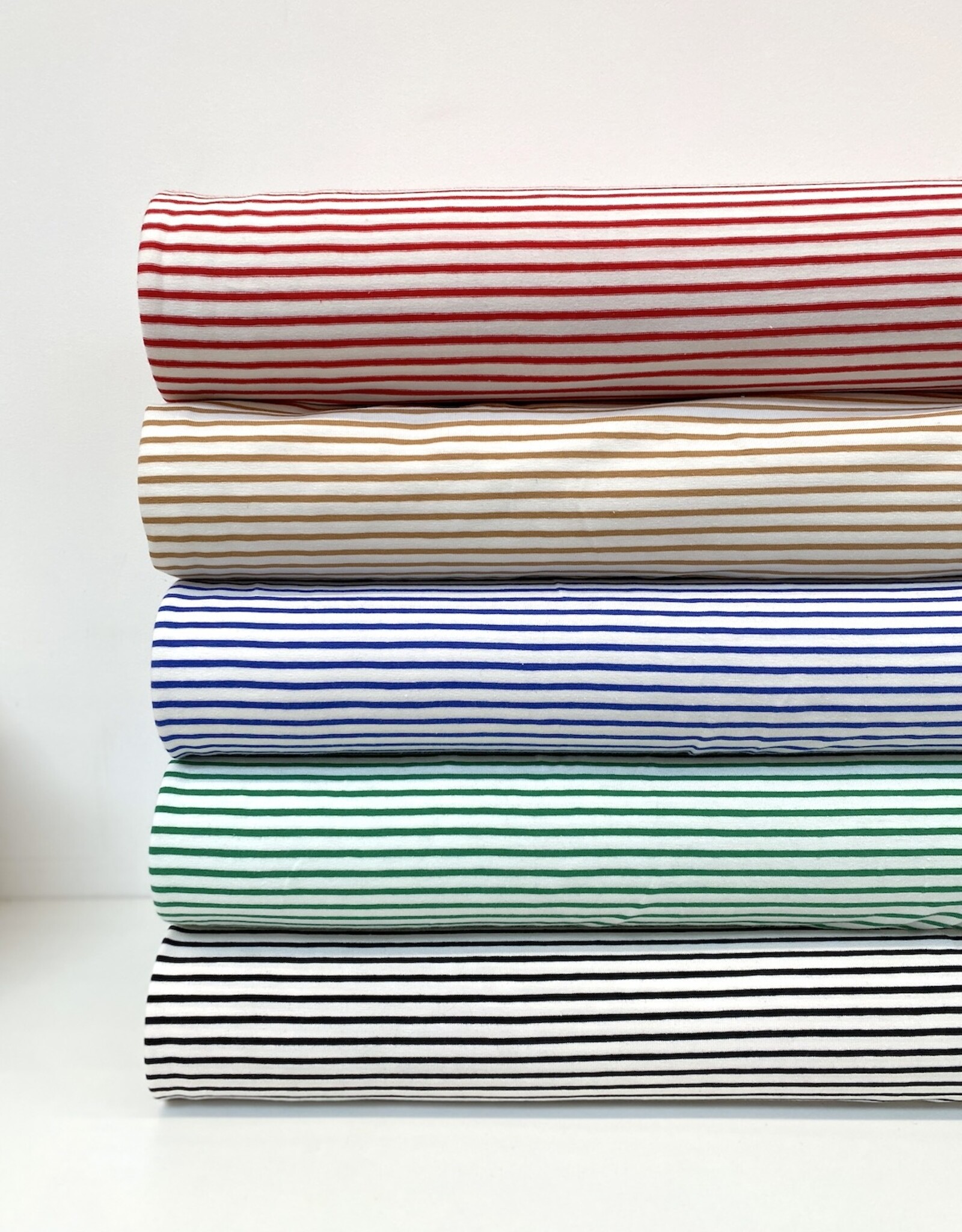 Tricot - Streepjes - Camel