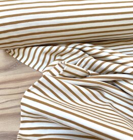 Tricot - Streepjes - Camel