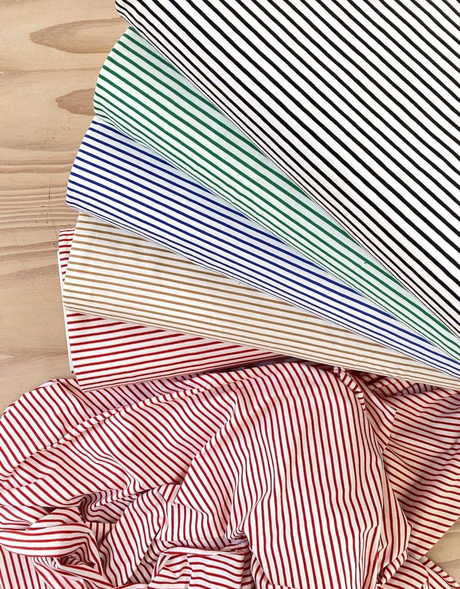 Tricot - Streepjes - Kobalt