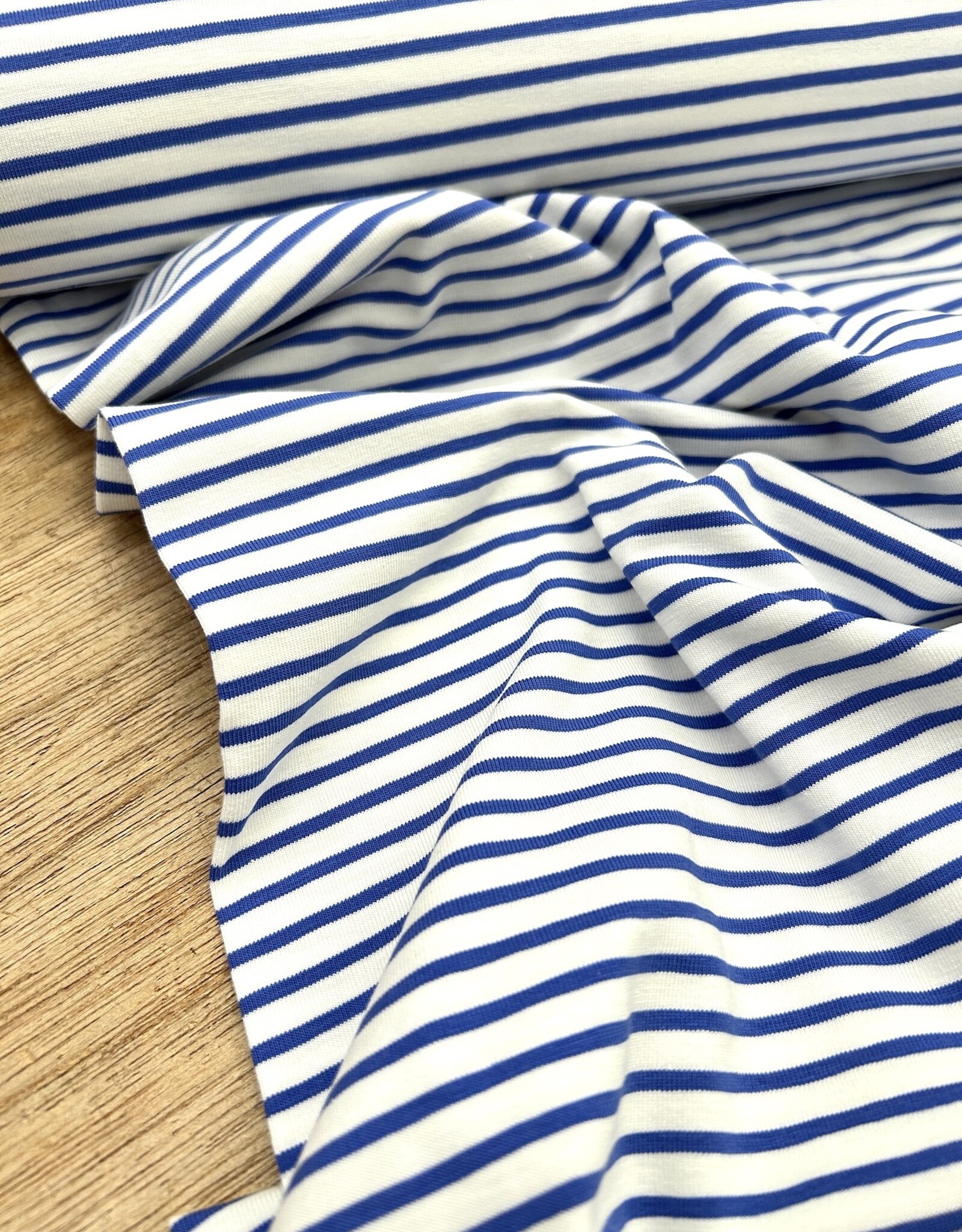 Tricot - Streepjes - Kobalt