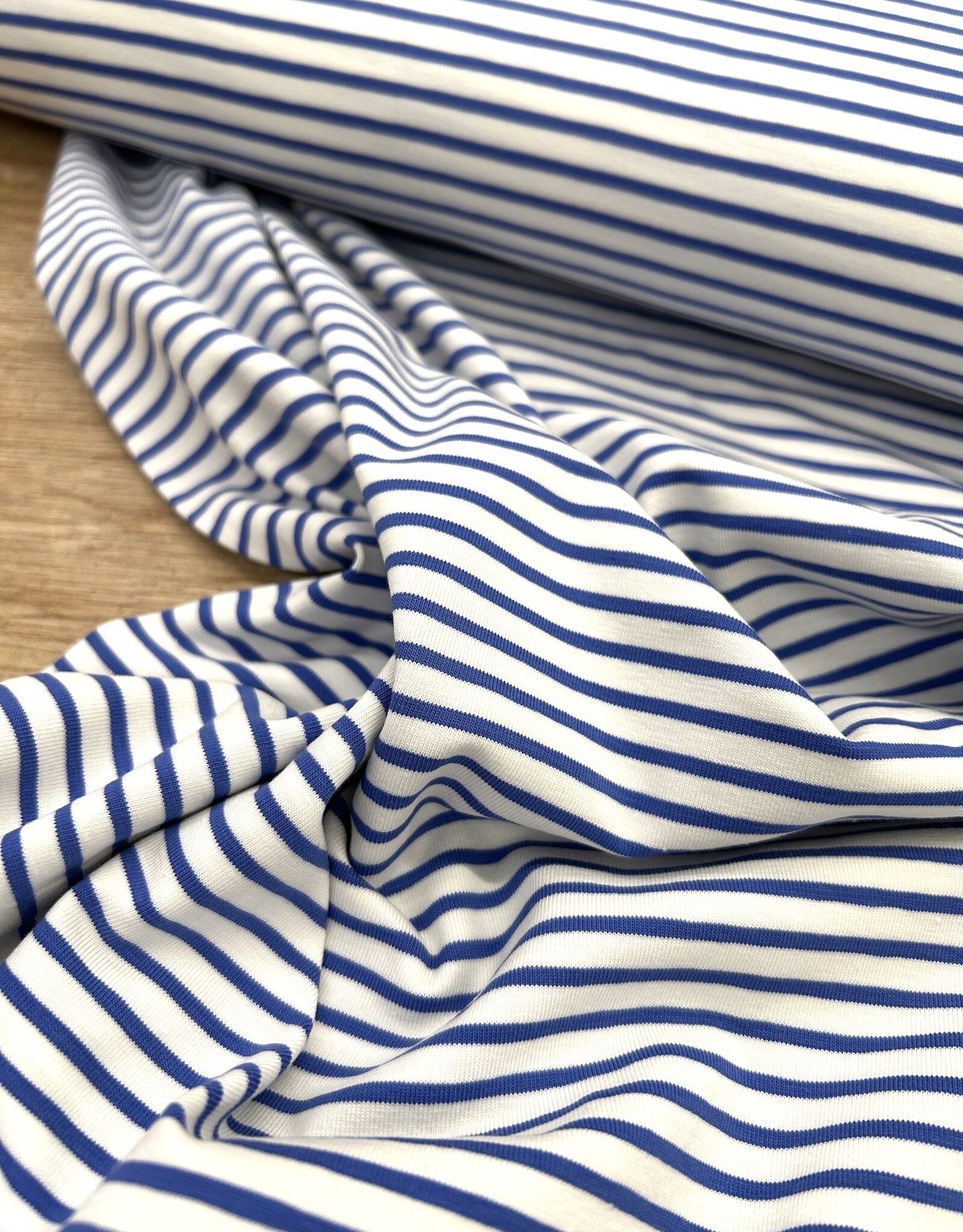 Tricot - Streepjes - Kobalt