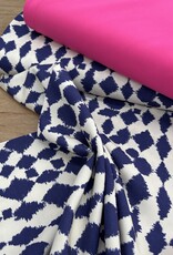 Comme ça Bi-stretch twill Neon rose