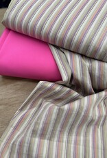 Comme ça Bi-stretch twill Neon rose