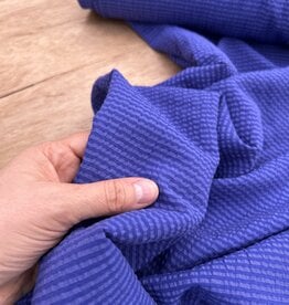 Comme ça Seersucker Kobalt