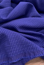 Comme ça Seersucker Kobalt