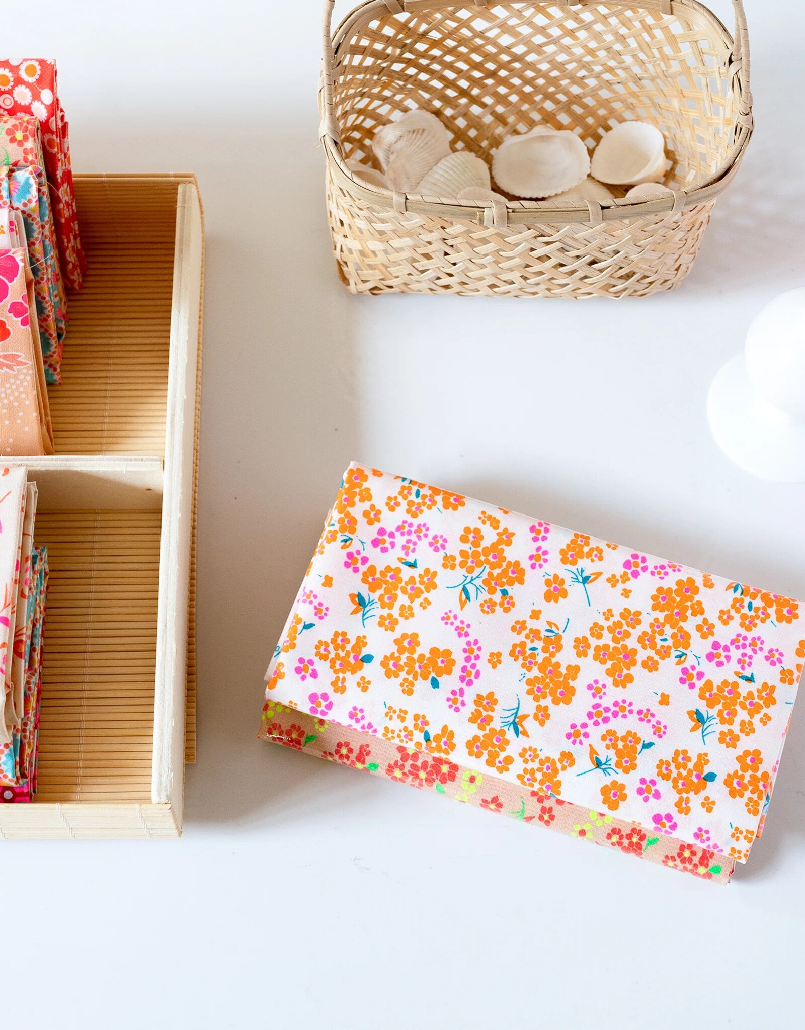 Petit Pan Toile Cirée - Hanako blanc - 50x70cm