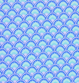 Petit Pan Katoen - Wasabi washed blue