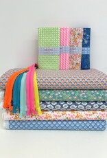 Petit Pan Katoen - Wasabi washed blue