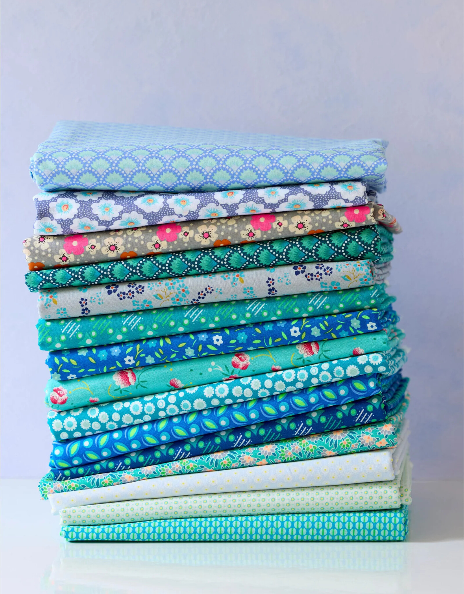 Petit Pan Katoen - Wasabi washed blue