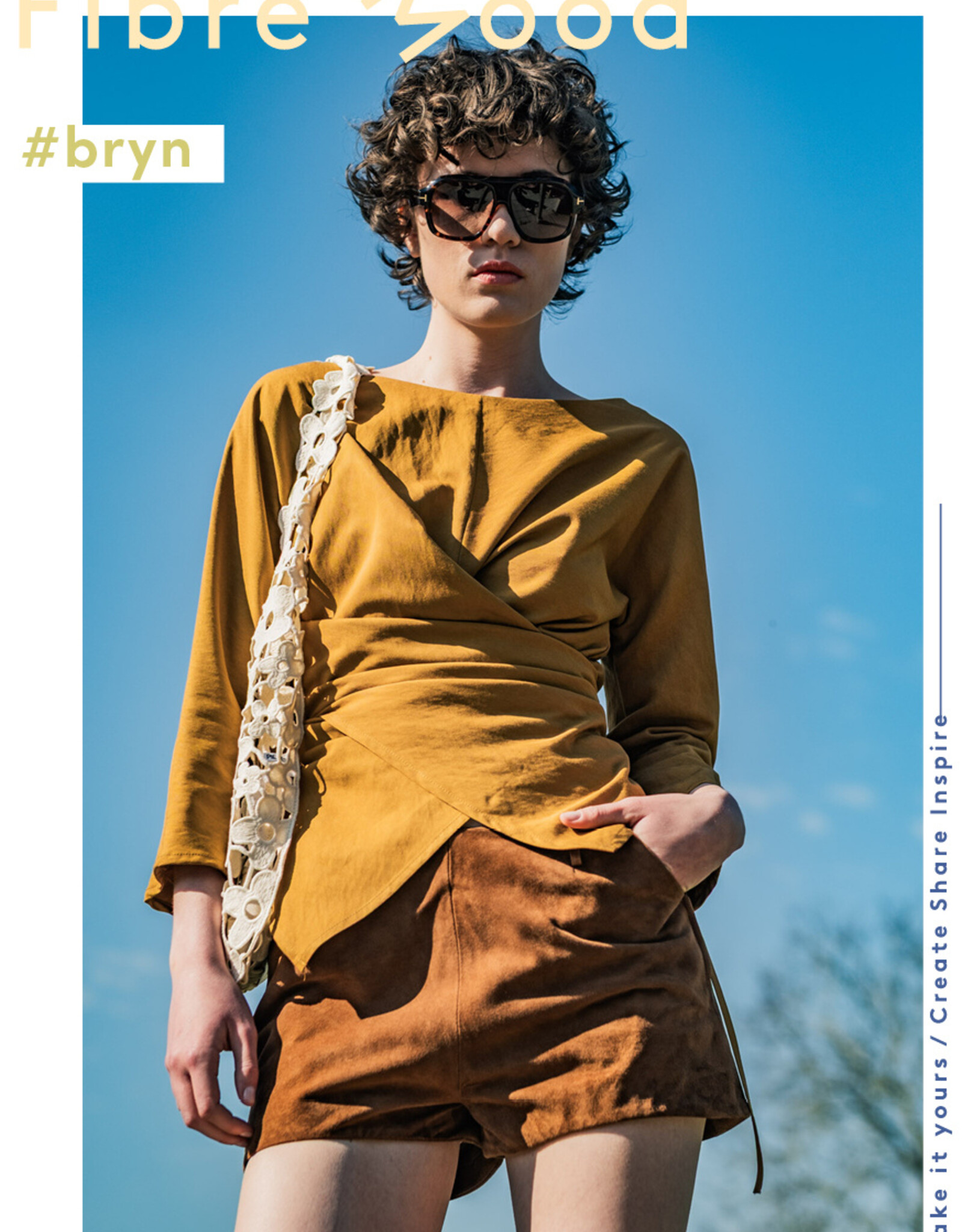 Fibre Mood Viscose Twill - Brown - BRYN - EVIN