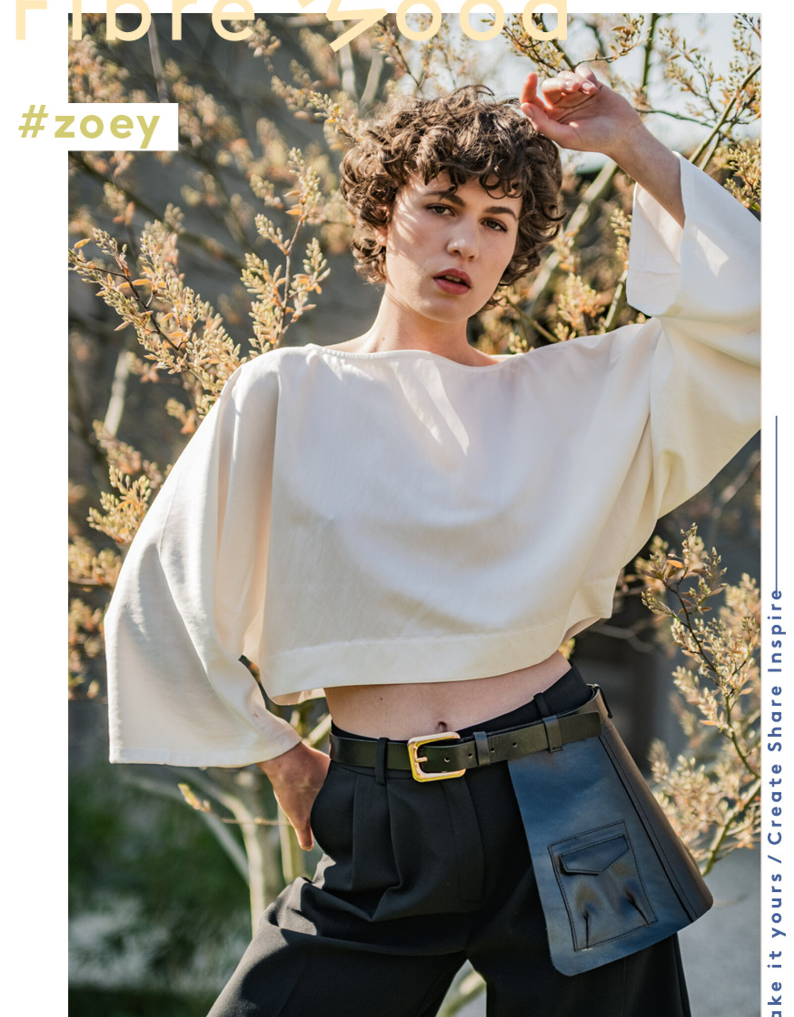 Fibre Mood Viscose Twill - Off white - Zoey