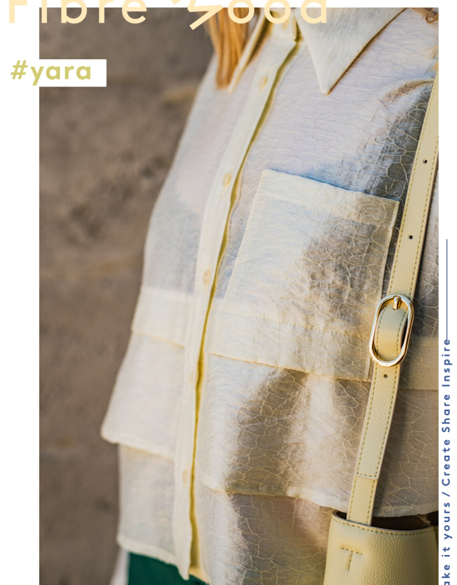 Fibre Mood Tencel Jacquard - Off White - Yara