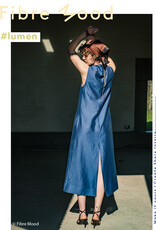 Fibre Mood Tencel Jacquard - Blue - Lumen