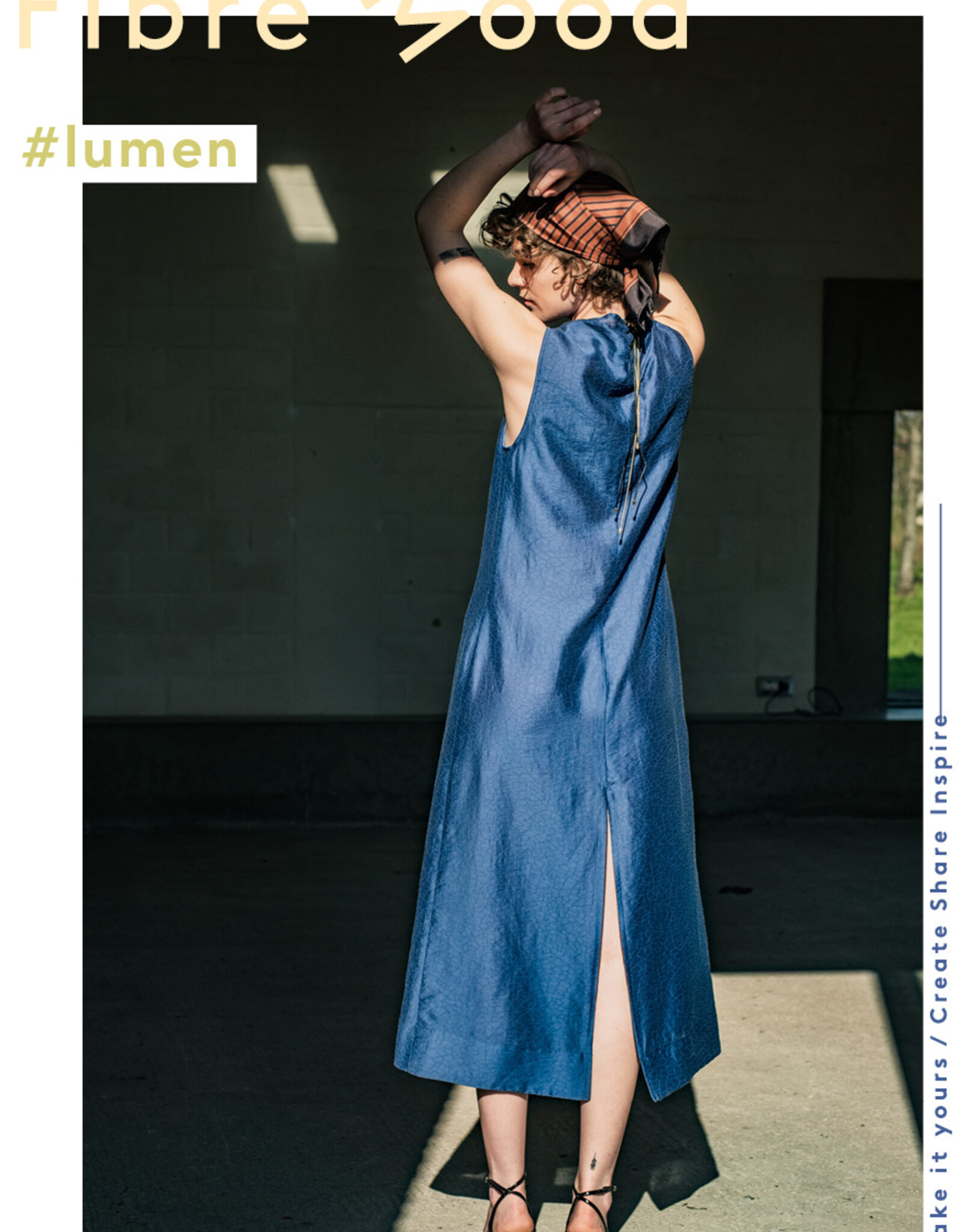 Fibre Mood Tencel Jacquard - Blue - Lumen