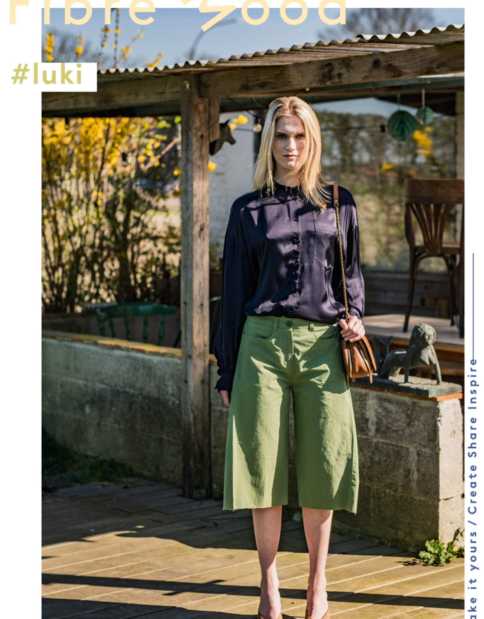 Fibre Mood Stone Washed Katoen - Bright Green - Luki - Isola